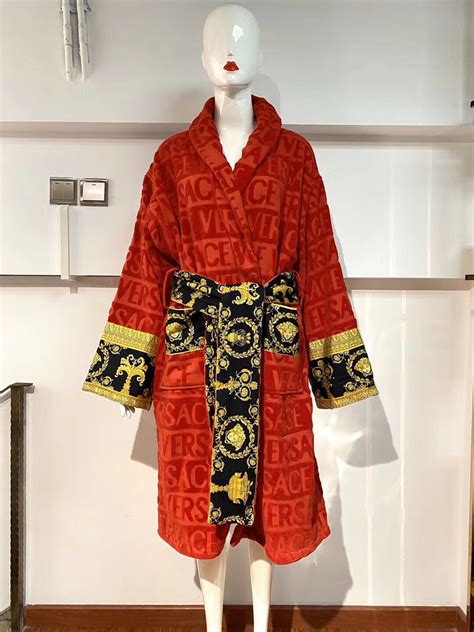 fake versace robe vs real|versace knockoff robe.